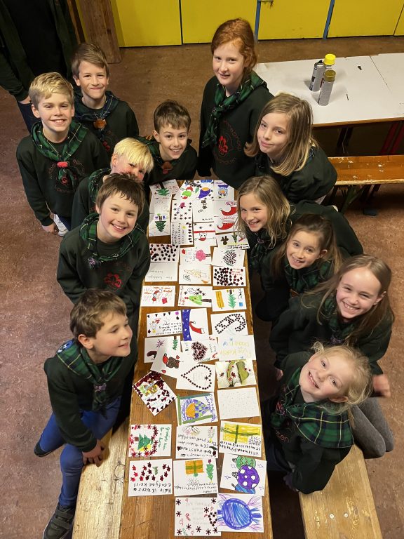 kerstkaarten maken voor eenzame ouderen